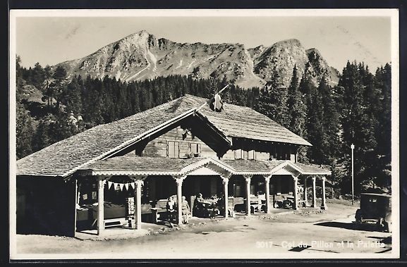 Cartoline postali: AK Col du Pillon, Panorama et la Palette – Usato da Berlin venduto da bartko-reher