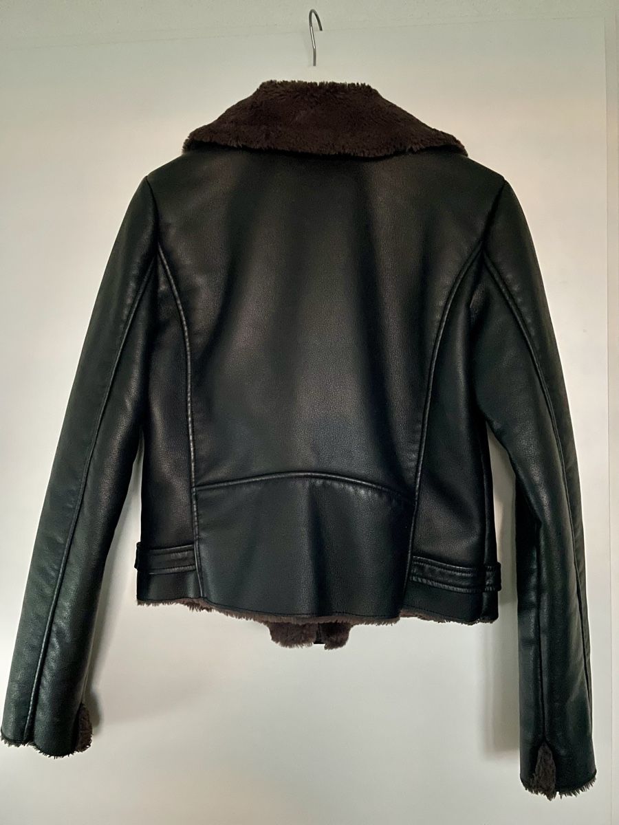 Mango Giacche: Gefütterte Kunstlederjacke Mango, Grösse S – Usato da Schmerikon venduto da alrame 2