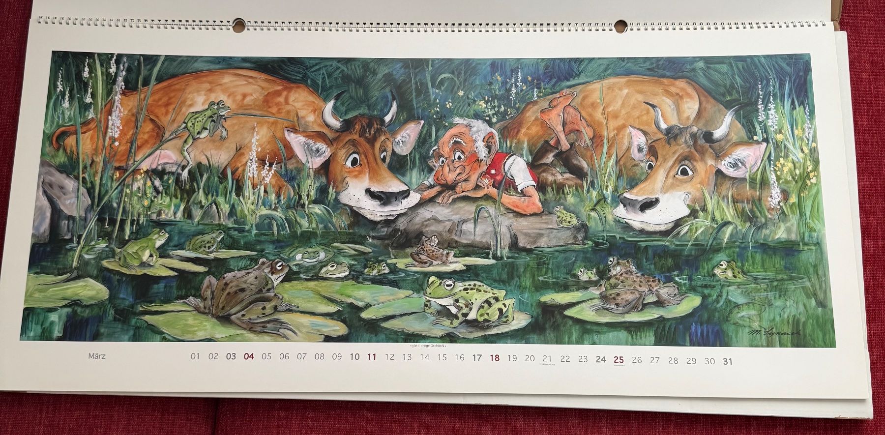 Kalender: Kalender Martin Synacek 2012 Appenzell – Gebraucht aus Riehen von ekc_ymy2 3
