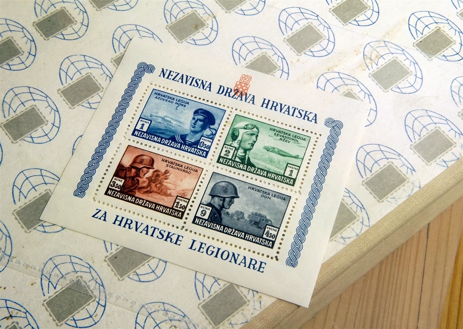 Tutti i francobolli: WW2 Kroatische Legion Ostfront 1943 /** – Nuovo (secondo la descrizione) da Flamatt venduto da samowarow 2