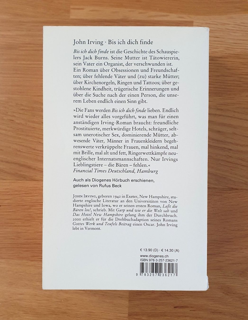 Libri: Bis ich dich finde / von John Irving – Usato da Emmenbrücke venduto da Re6020 1