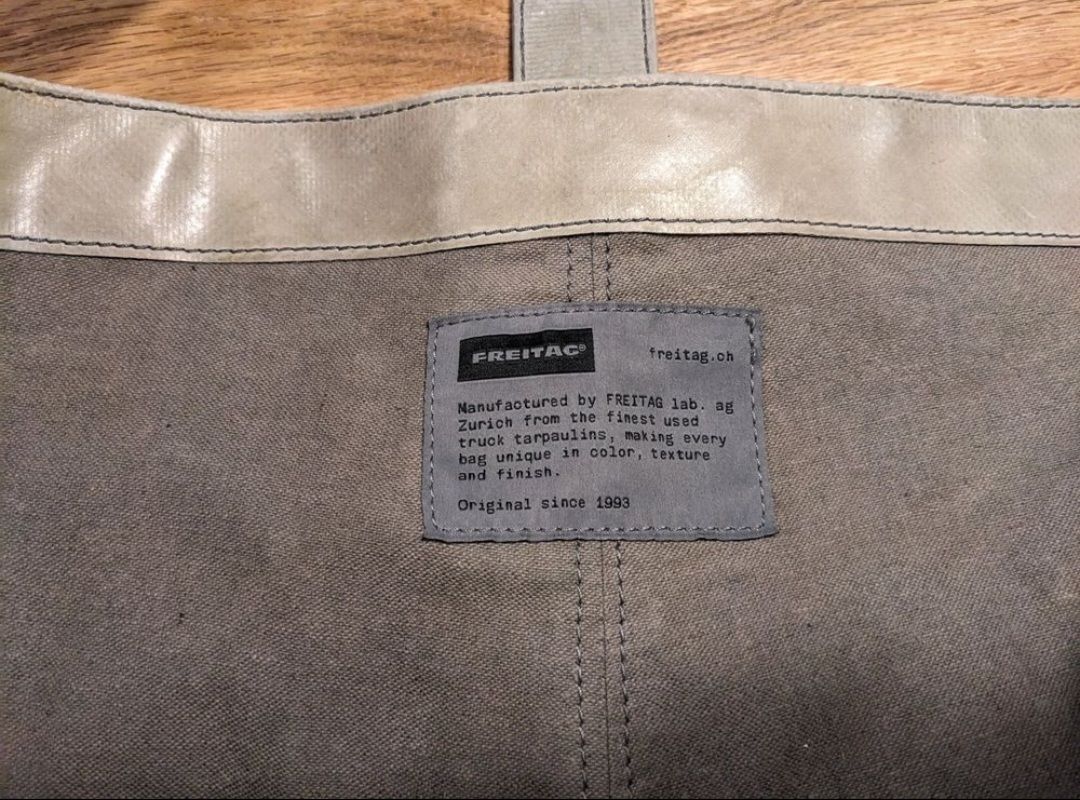 Freitag Borse: tolle, graue Freitag Tasche Reference Line R 101 Fuller Shou – Usato da Emmenbrücke venduto da reb3ckrr 6