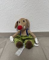Retro IKEA Klappar Cirkus Clown mit Maus Stofftier 30cm