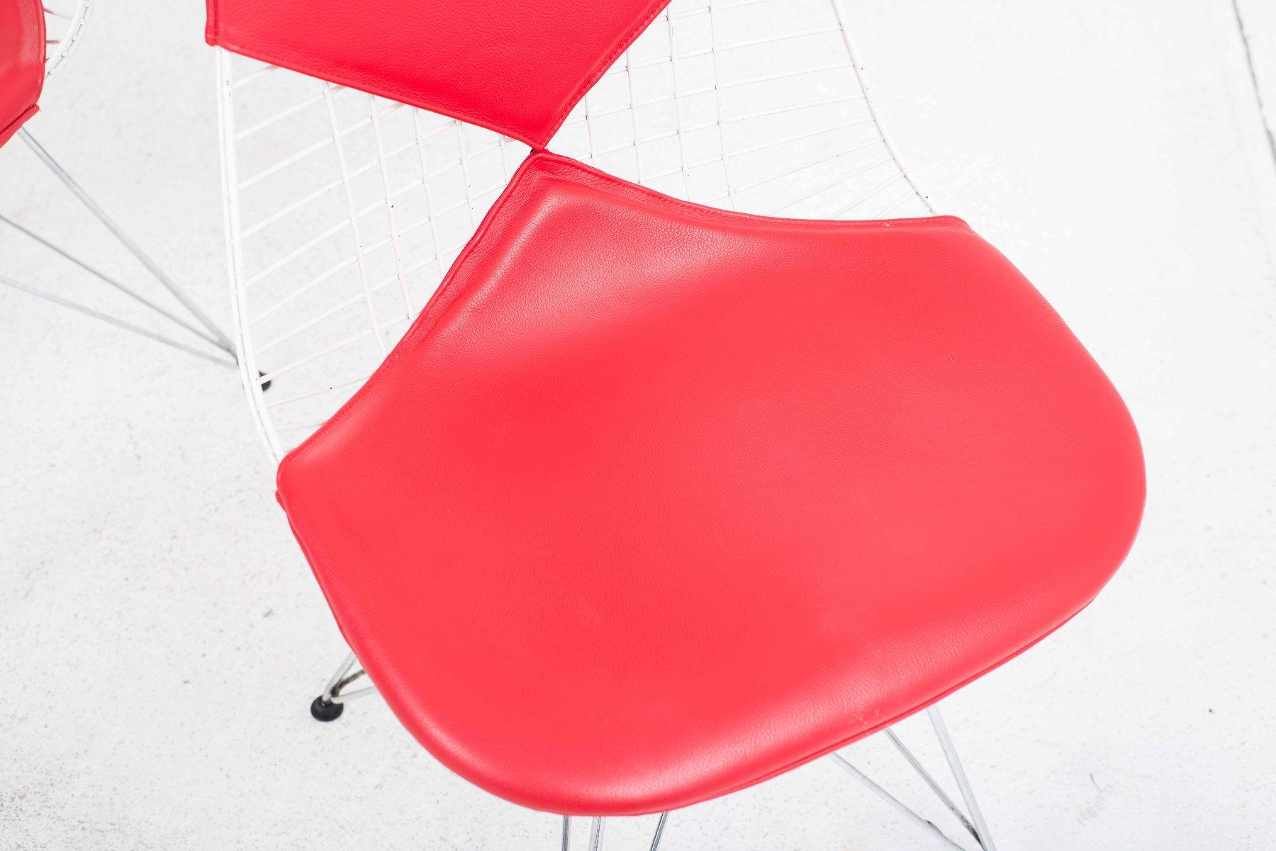 Vitra Sedie: Vitra DKR-2 Wire Chairs von Charles & Ray Eames, 4er Set – Usato da Zürich venduto da STUZH38 3