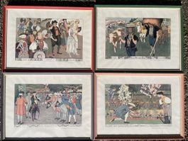 E. Bieler Fête des vignerons 1905 chromotypographies