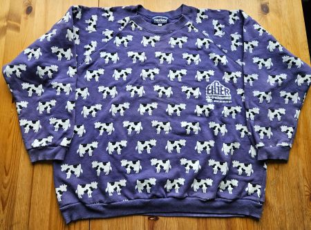 Eiger Grindelwald Pullover Gr XXL Kühe Schweiz Vintage Alpen