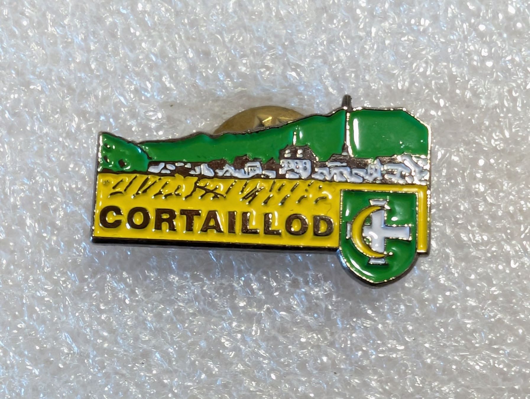 Placchette & Badge: Ansteckpin 287: Cortaillod – Usato da Oppligen venduto da Pin-Fall-Shop