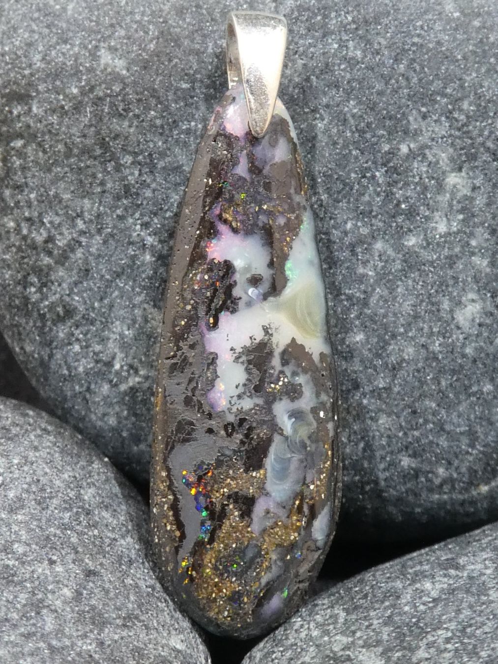 Ciondoli: Anhänger Boulder Opal. – Nuovo (secondo la descrizione) da Niederbüren venduto da Raphael014 3