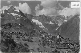 Zeneggen mit Bietschhorn - Photo: E. Gyger