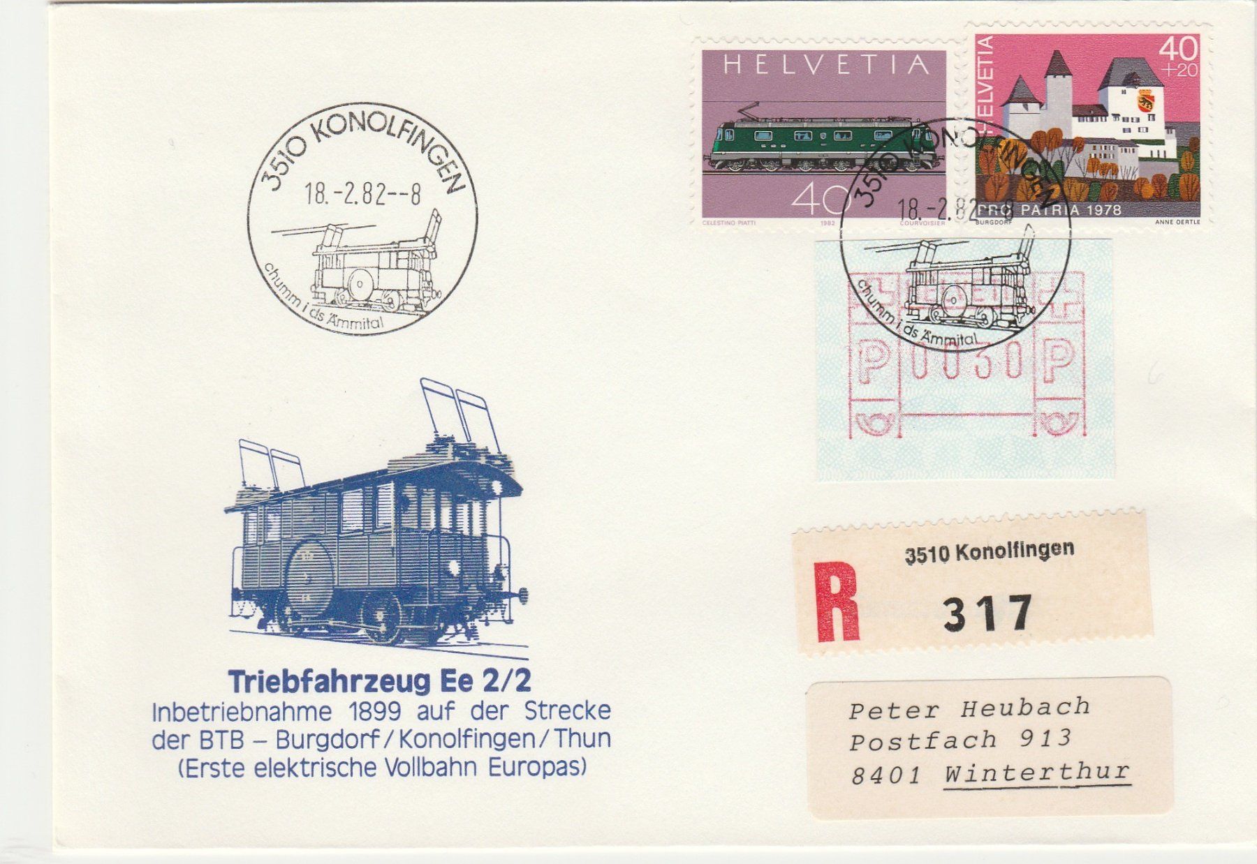 Alle Briefmarken: schöner Brief – Gebraucht aus Oberglatt ZH von Wiedmi6