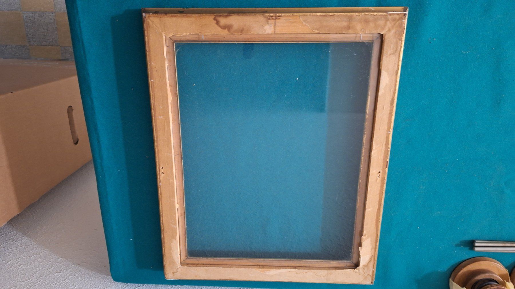 Cornici: Vintage Bilderrahmen gold mit Glas – Usato da Arlesheim venduto da shopradl 6