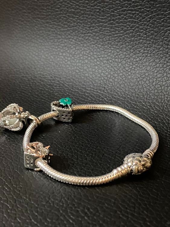 Bracciali & Braccialetti: Armband mit 3 Charm als Geschenk Silber s925 – Nuovo e nell'imballaggio originale da Hemmental venduto da Zirconwelt