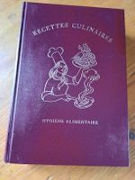 RECETTES CULINAIRES, de l'ÉCOLE MÉNAGÈRE. De 1984