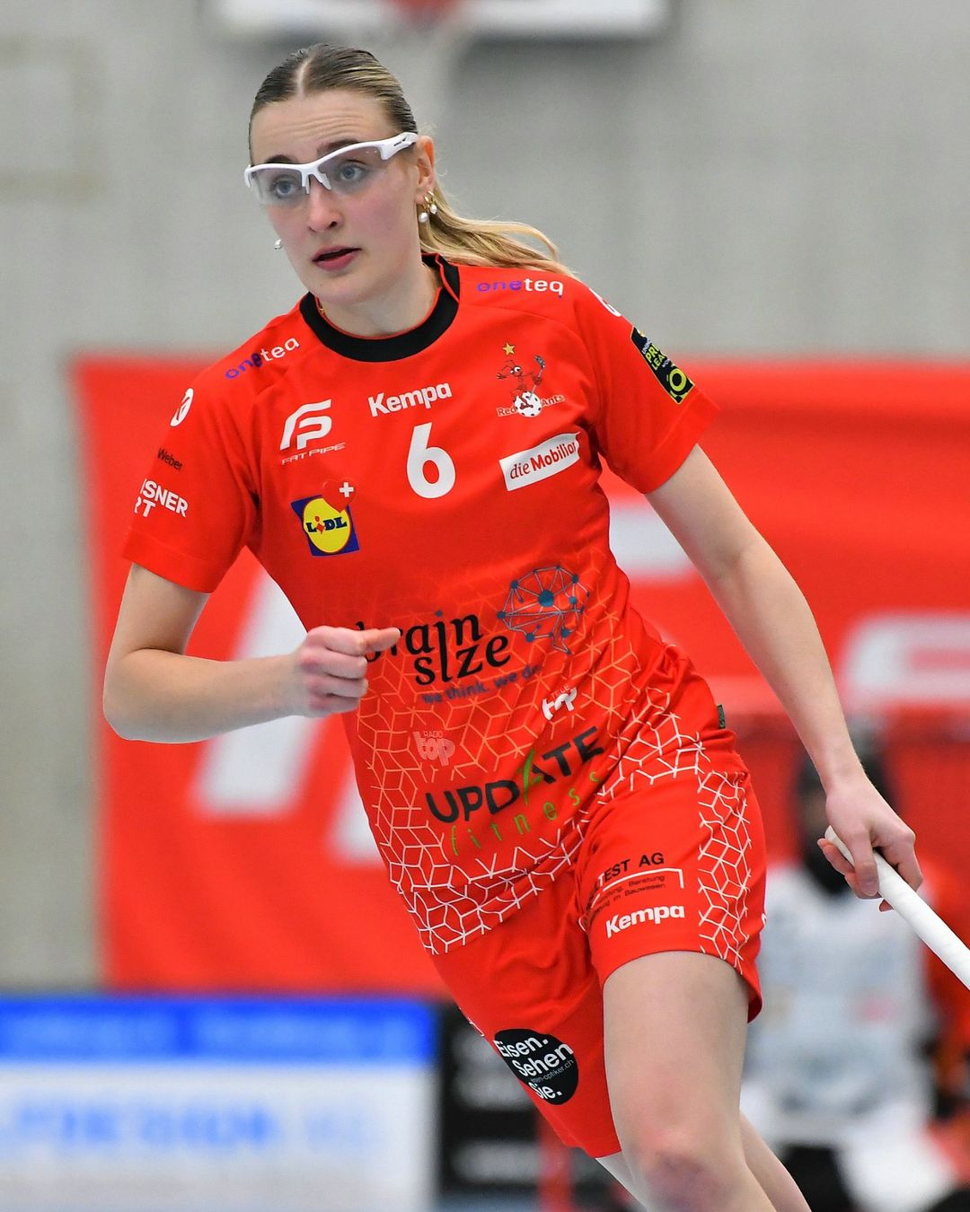Canottiere & Pantaloni: Red Ants Matchshirt L-UPL #6 rot – Usato da Winterthur venduto da RedAnts