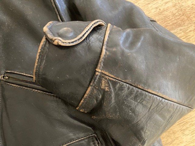 Giacche: Skyjacker Vintage-Style Biker Bomber-Lederjacke XL – Usato da Affoltern am Albis venduto da premiumparts 3