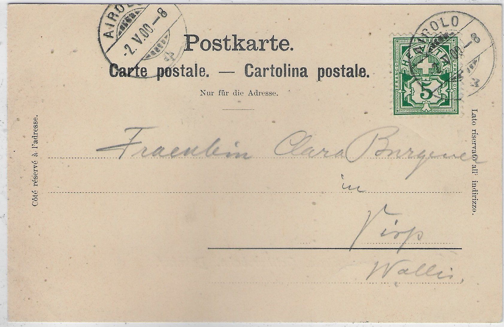 Cartes postales: Airolo - Gotthardbahn - Bahnhof – Défectueux à Ettingen par Kartenplanet 1