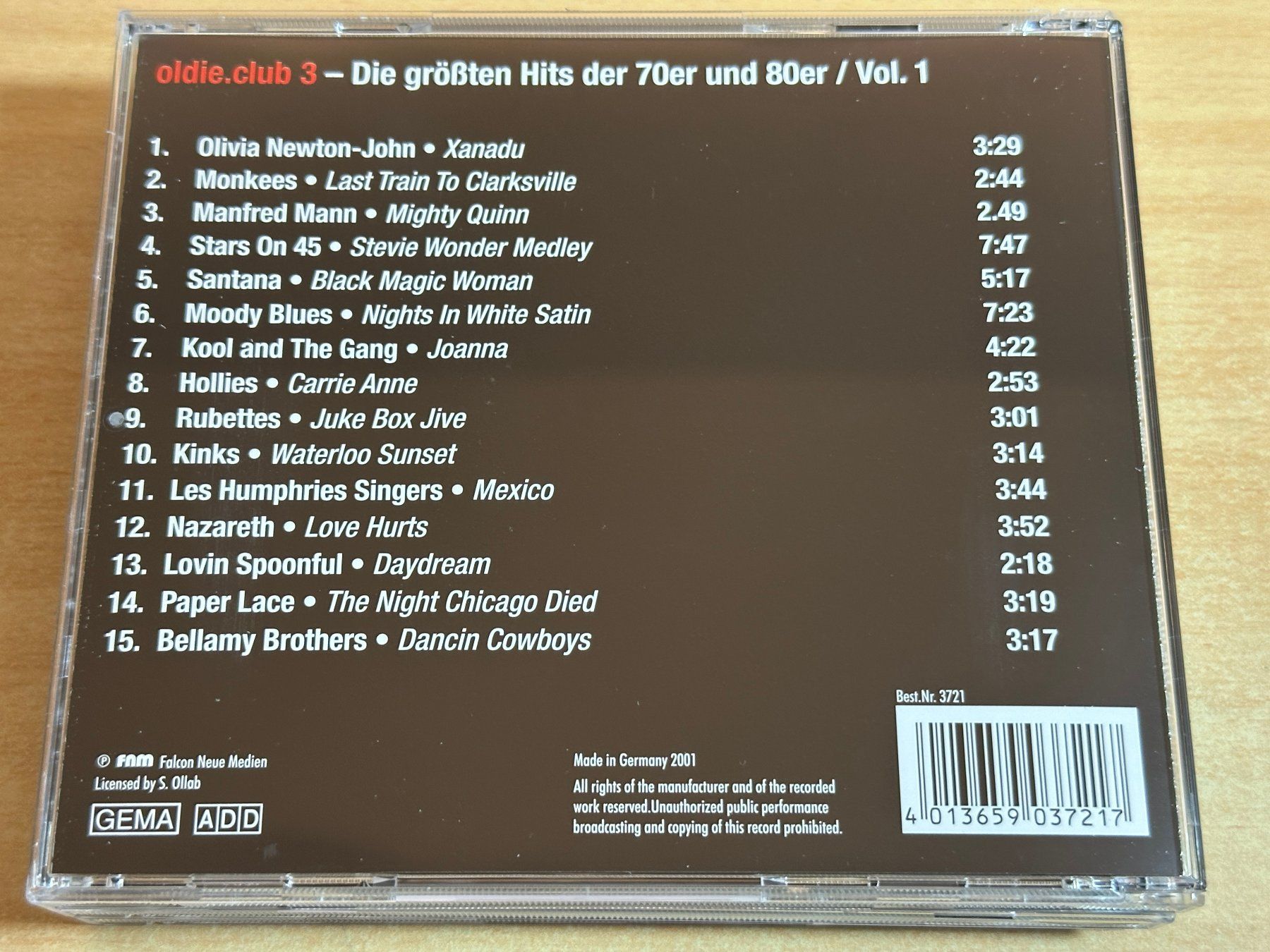 CDs: Various – Oldie.club 3 – Gebraucht aus Rikon im Tösstal von Alpenmutz 3