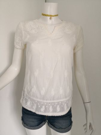 🤩MANGO TOP ECRU & STICKEREI NEU & D&G P.