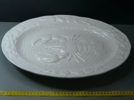 Keramikplatte / Hummermotiv weiss * 4Party * Ca.45 Ø