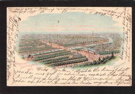 #St. Gallen - Wolfhalden , gel. 1903 auf Karte Paris