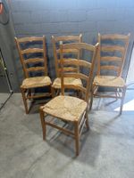 4x Tessinerstuhl, 4 Stühle , Massivholz