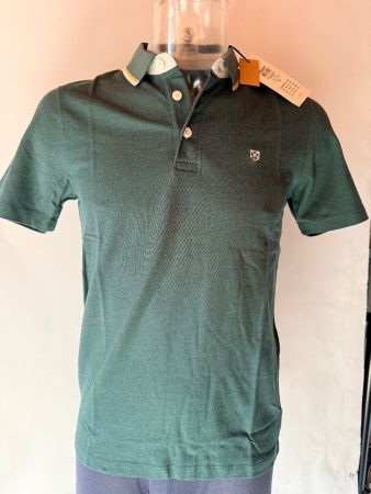 JACK & JONES, Poloshirt, Grösse S, Farbe Dunkelgrün