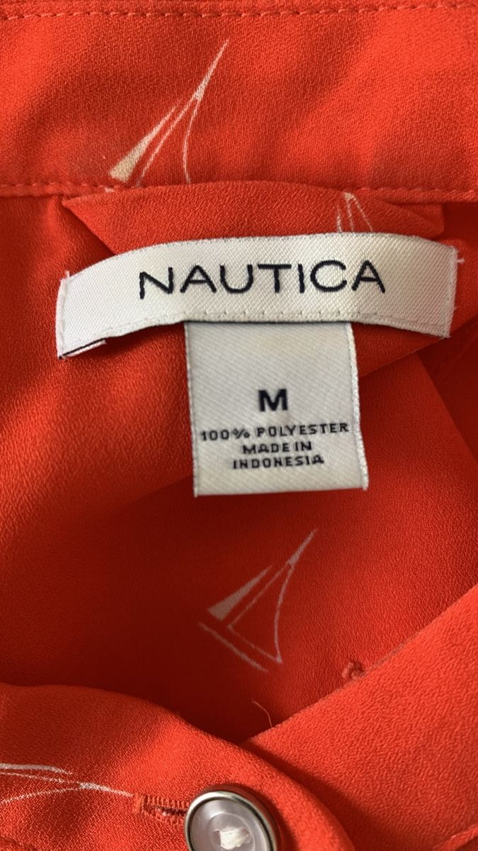 Camicette: Nautica Sommerbluse, Gr. M, Rot – Usato da Schindellegi venduto da flora013 4