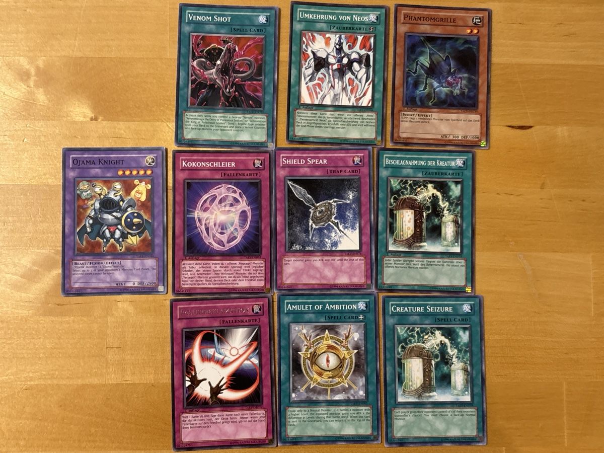 Yugioh Carte collezionabili: Yugioh Karten Oldschool 10x TAEV – Usato da Speicherschwendi venduto da YugisKartenKammer