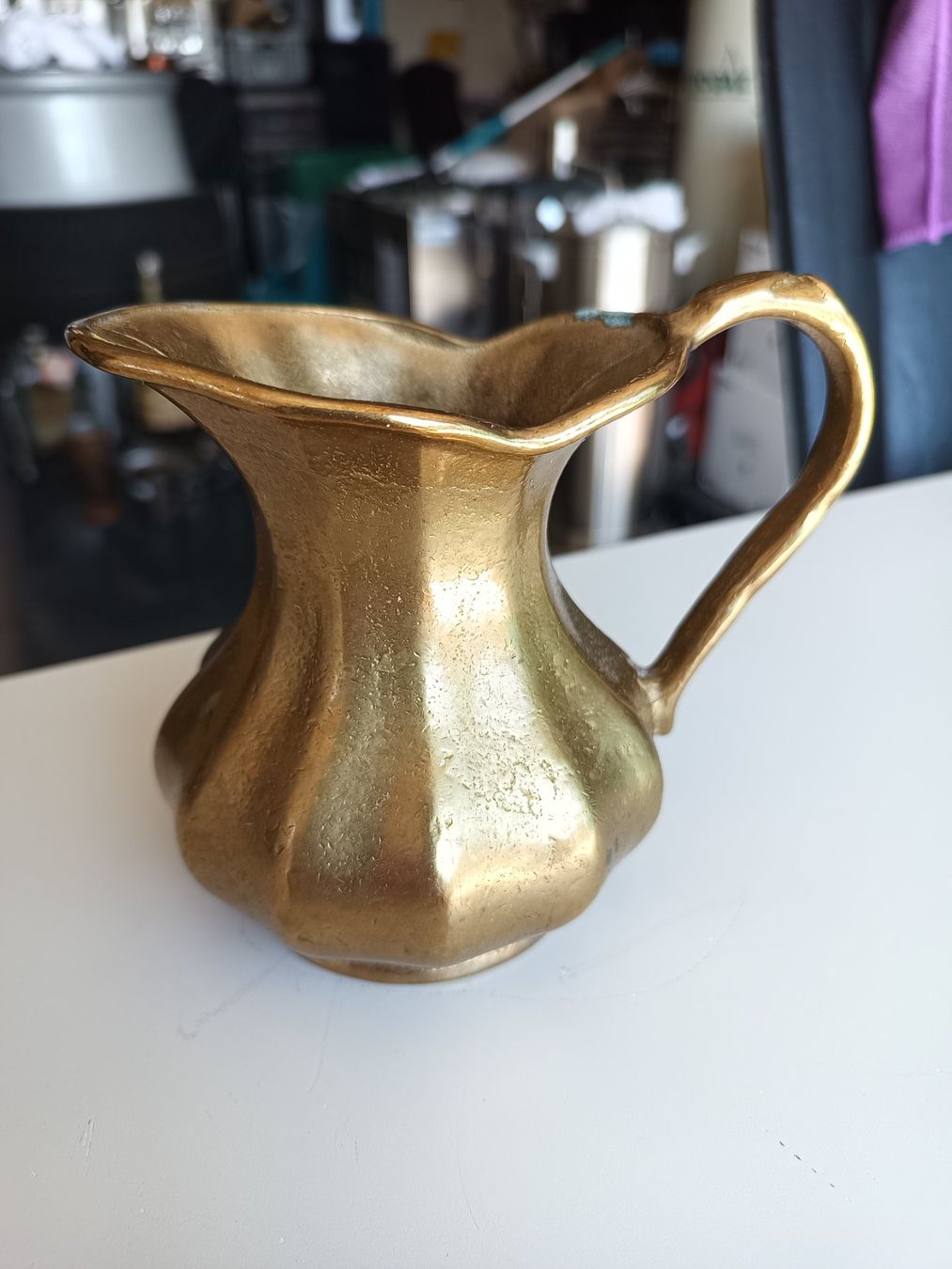 Caraffe: Messing Krug – Usato da Oberegg venduto da A-Z.Handel.Loehrer 2