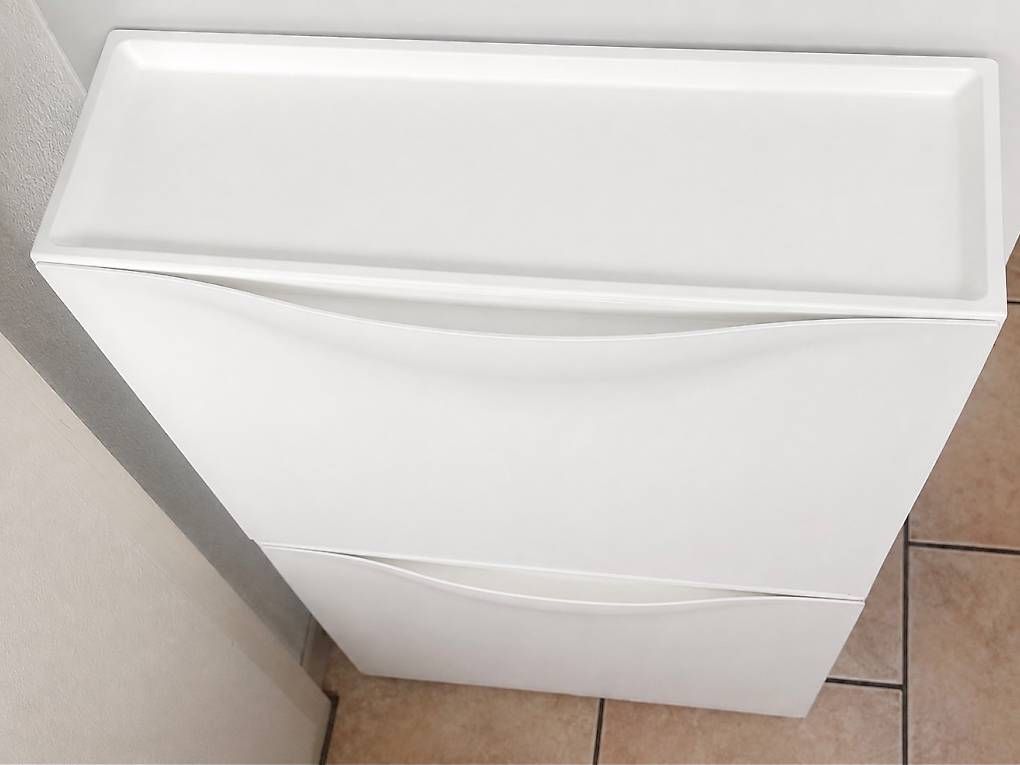 Ikea Armadi: Deux Meubles à chaussures IKEA TRONES blanc  2 modules – Usato da Orbe venduto da tom_q2vy 2
