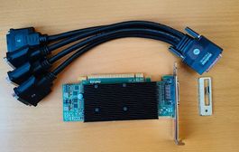 Grafikkarte Matrox M9140-E512laf für 4 Monitore