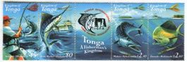 Briefmarken "Fische. Fischerei". Tonga