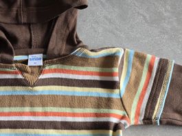 Süsser Jungen Kapuzenpulli, Gr. 68, gestreift, Smile
