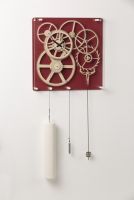 Timbertic-plexitic Wanduhr Plexiglas