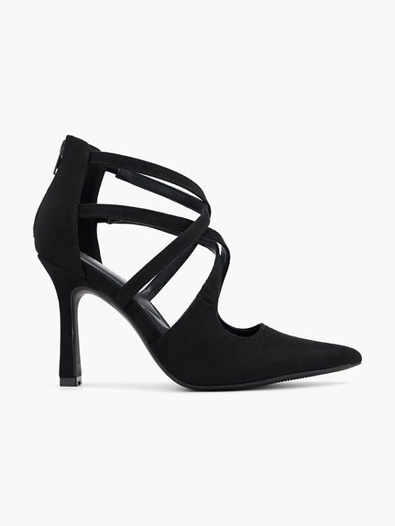 Scarpe da donna: Black Strappy Heels, Elegant Design Pump 38EU Size – Nuovo e nell'imballaggio originale da Zürich venduto da chj_855s