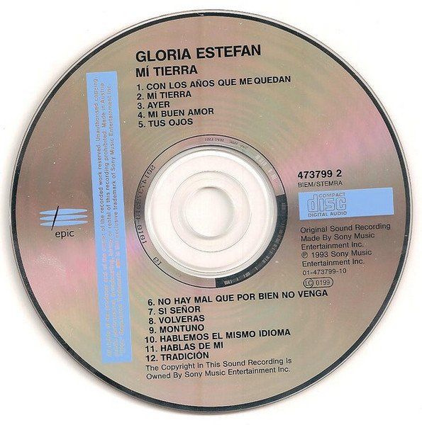 CD: Gloria Estefan - Mi Tierra – Usato da Unterbäch venduto da dadin 2