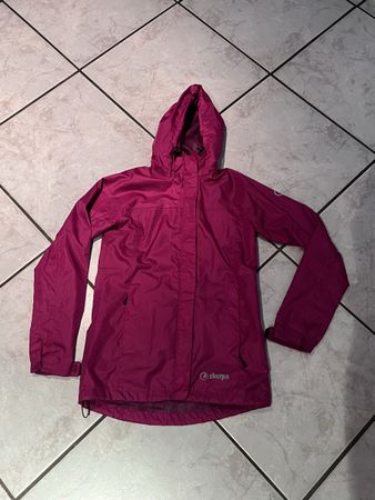 Damen Sherpa Regenjacke Violett Grösse XS 