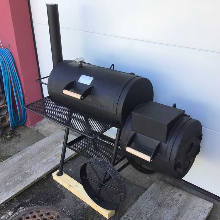 Texas Ranger Smoker Grill 120 Kg. Lack,Holzgriff,Thermo. NEU (Gebraucht ...