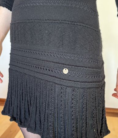 Schwarzes Strickkleid Gr. S, von Karen Millen