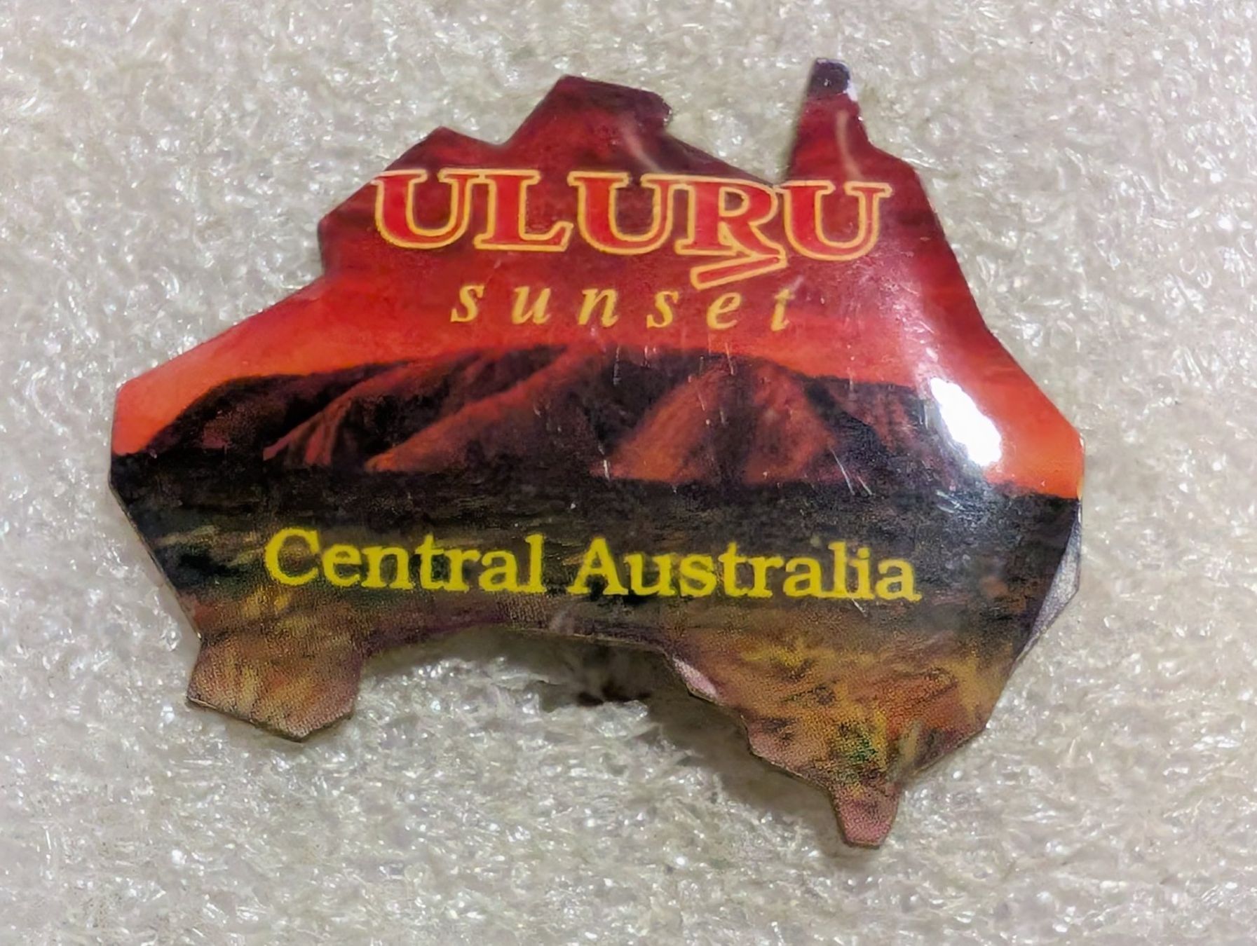 Placchette & Badge: Ansteckpin 207: Uluru Sunset Australia – Usato da Oppligen venduto da Pin-Fall-Shop