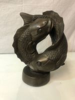 Skulptur Koi - Bronzefigur