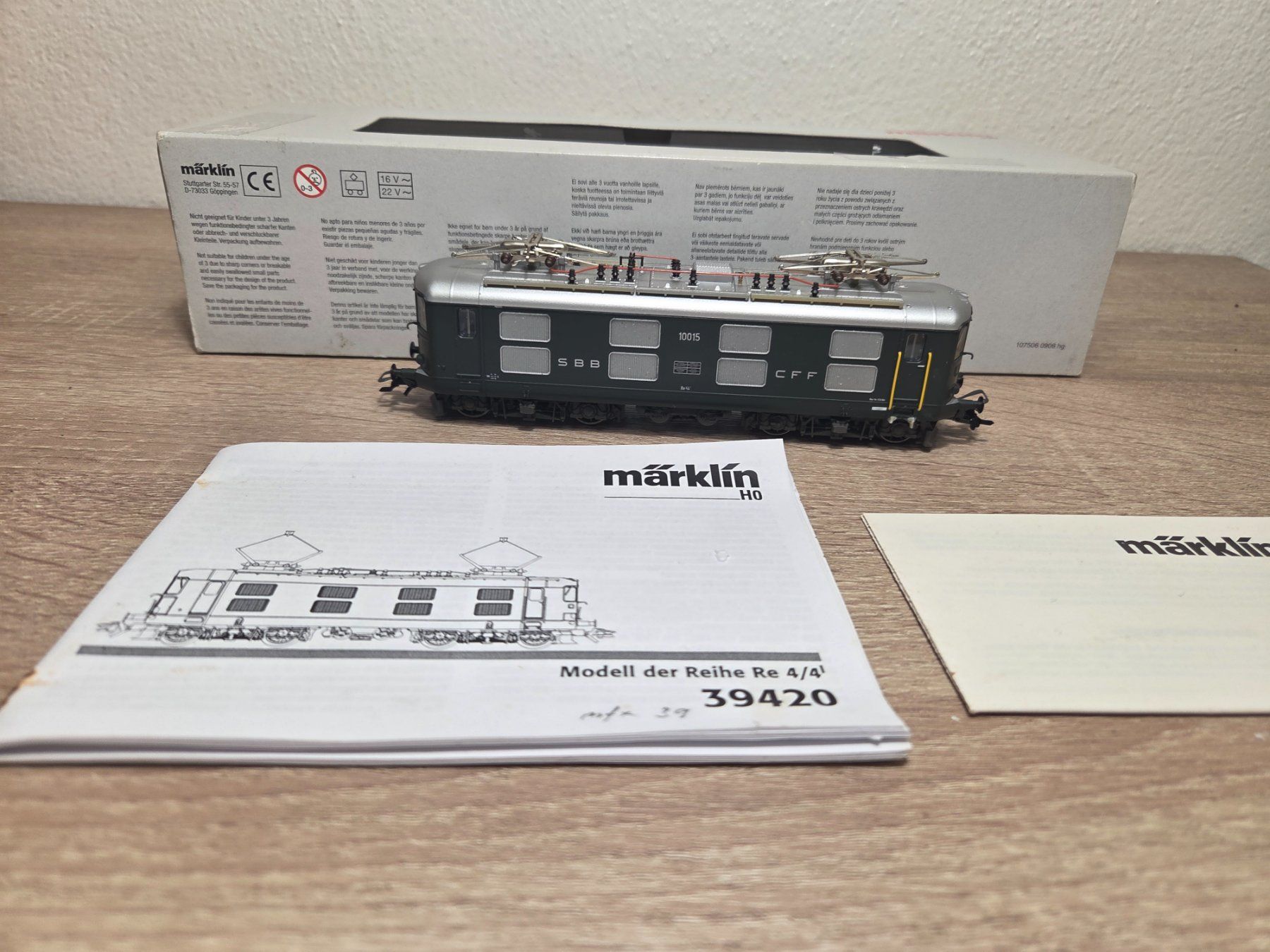 Märklin Modelleisenbahnen: Märklin 39420 E-Lok Re 4/4' SBB Digital Mfx Sound H0 – Gebraucht aus St-Aubin-Sauges von Lo_Go 6