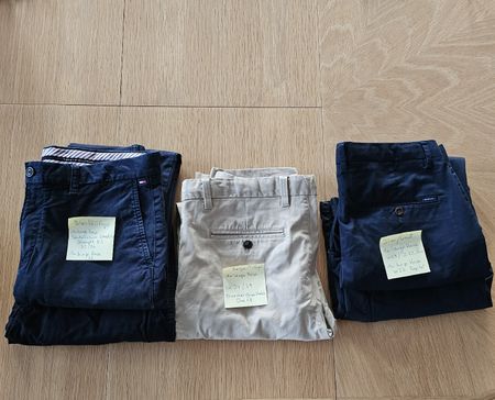 5x Hosen Hilfiger/Gant (3xlang & 2x kurz)