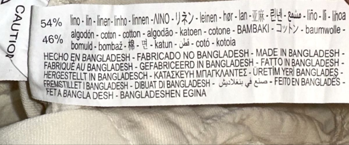 Zara Pantaloni: ZARA HOSE GR. S LEINEN neuwertig – Nuovo (secondo la descrizione) da Unteraegeri venduto da MH203 9