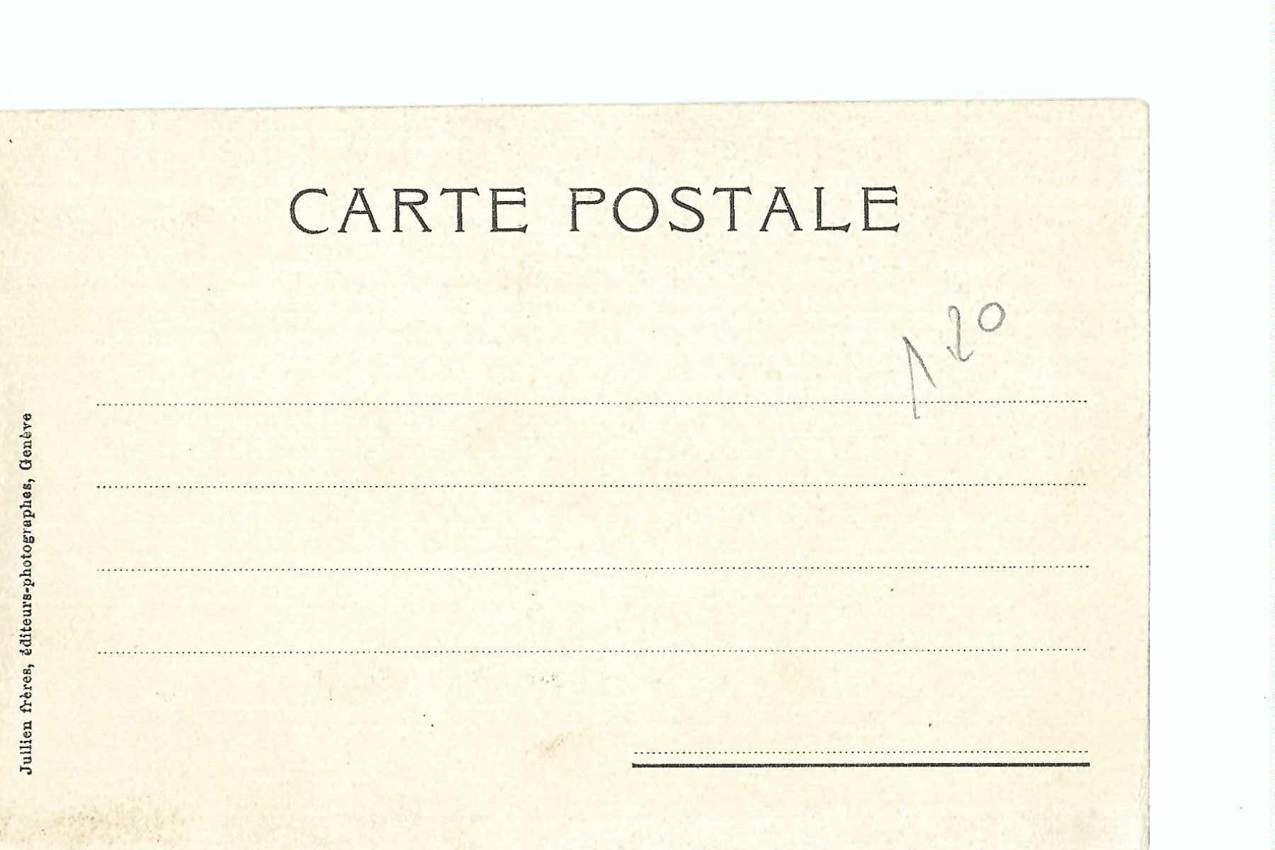 Cartoline postali: Lac Léman Genfersee; un coup de vent, Windstoss Welle – Usato da Thun venduto da 44wart 1