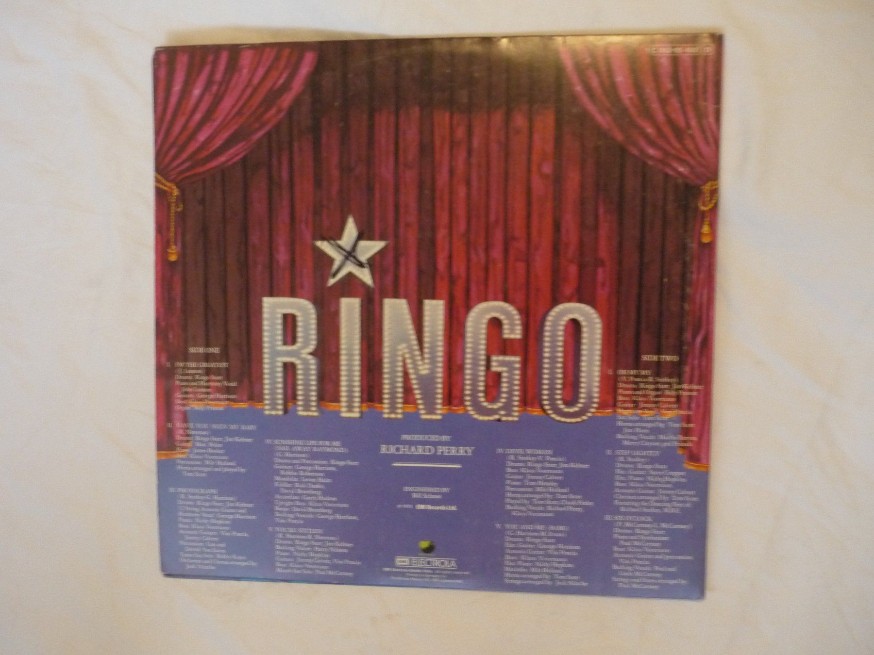 Dischi in vinile: Vinyl - Ringo Starr ringo - Ger 1973 – Usato da Beringen venduto da Flatretriever 2