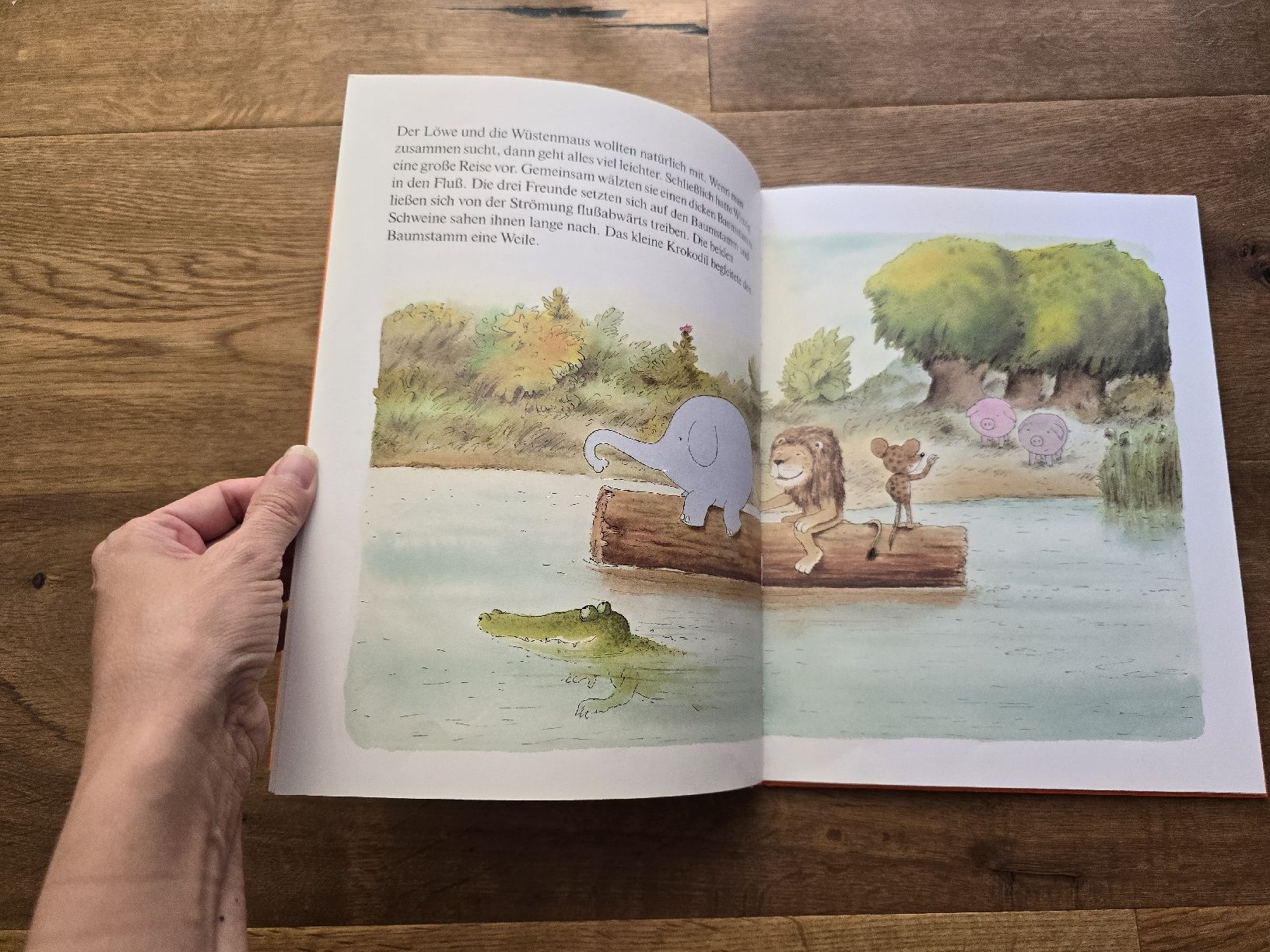 Livres: Kinderbuch Winzig sucht die Elefanten Erwin Moser  – D'occasion à Wittenbach par Tigerlili 3