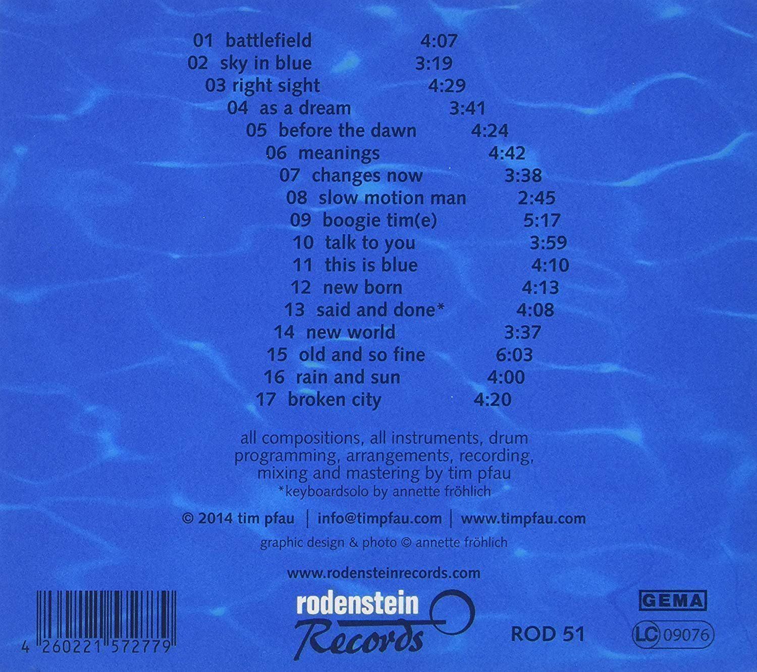 CDs: Tim Pfau - This is blue – Gebraucht aus Unterengstringen von hausraus 1