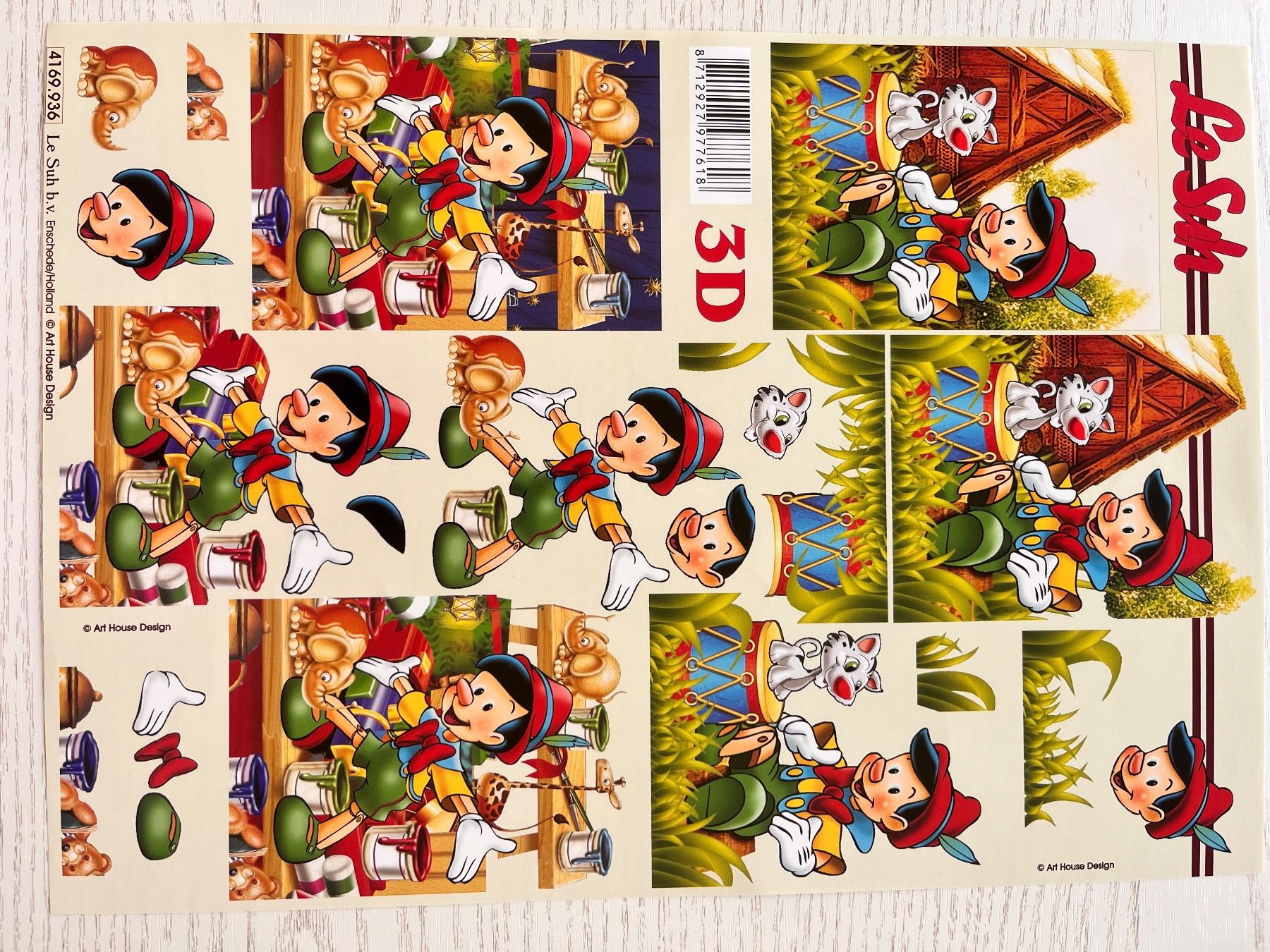 Kit bricolage: 1 Set Kartenbögen mit 10 Designs – Nuovo e nell'imballaggio originale da Büsserach venduto da bor_s88m 1