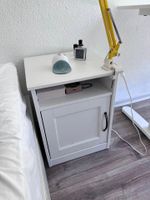 White IKEA nightstand SONGESAND